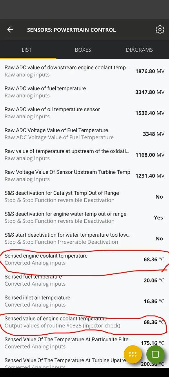 Jeep Wrangler JL Rad fan ALWAYS ON w/o apparent reason! Screenshot_20241117-104234