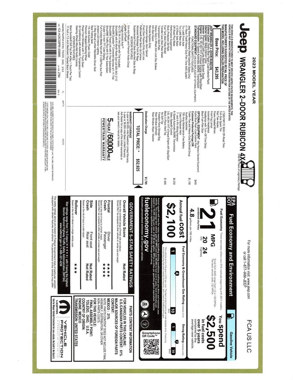 Jeep Wrangler JL DUAL BATTERY SYSTEMS? Feedback / Reviews? Window Sticker
