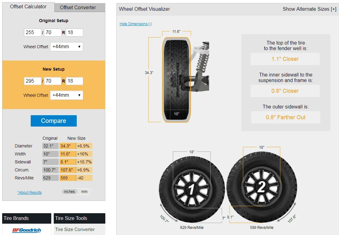 Jeep Wrangler JL Sahara Tire upgrade - will 295/70R18s rub using stock wheels? upload_2018-10-3_14-24-55