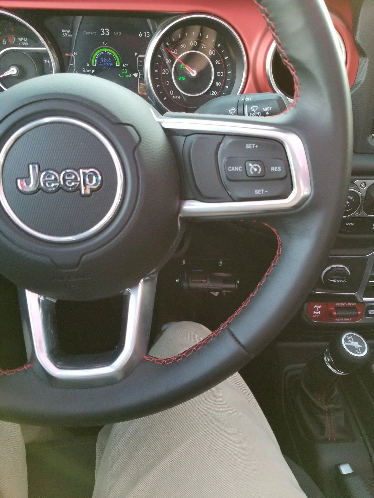 Jeep Wrangler JL Adding and mounting brake controller 20181003_181337