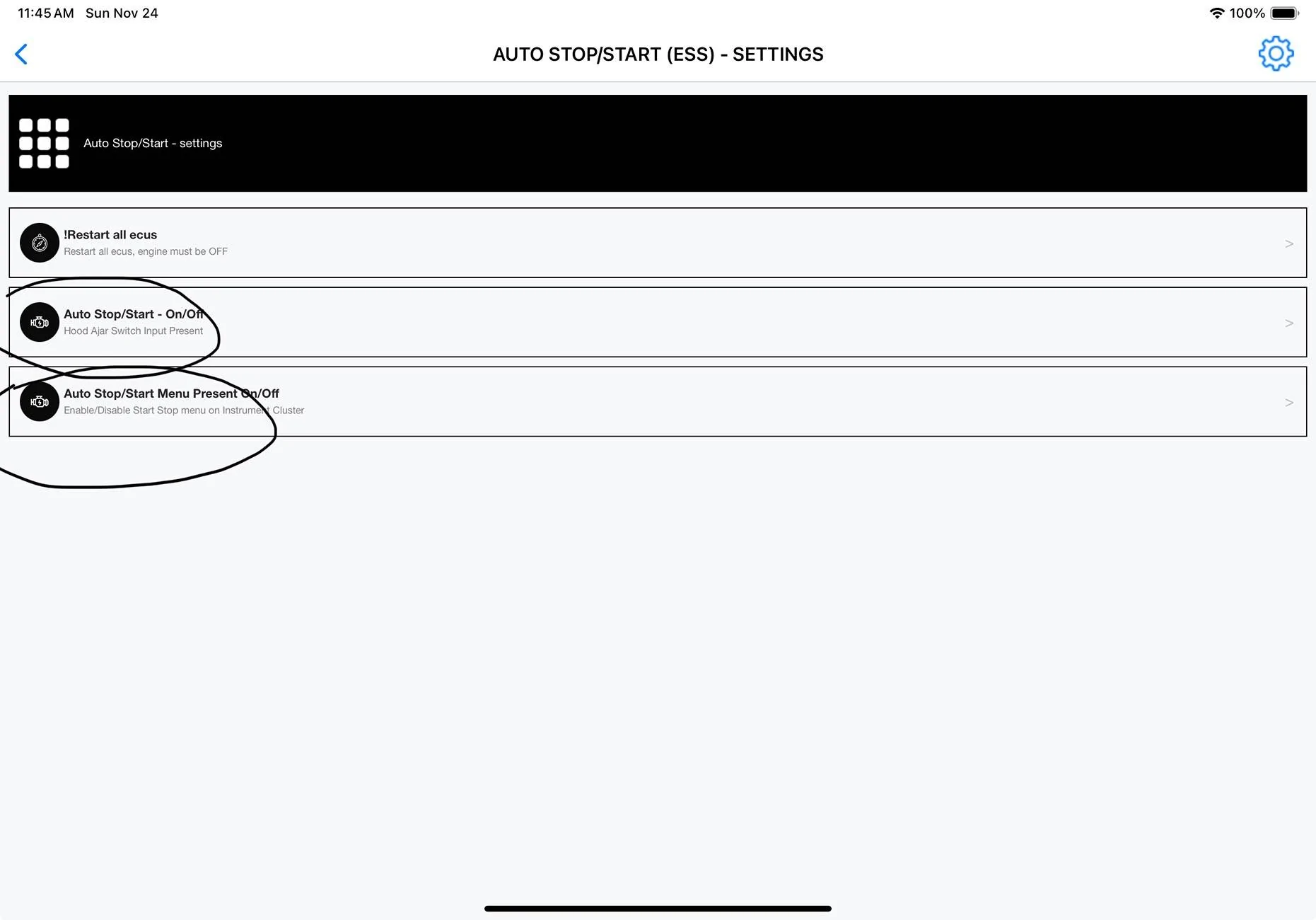 Jeep Wrangler JL Start Stop disable using JScan IMG_2312
