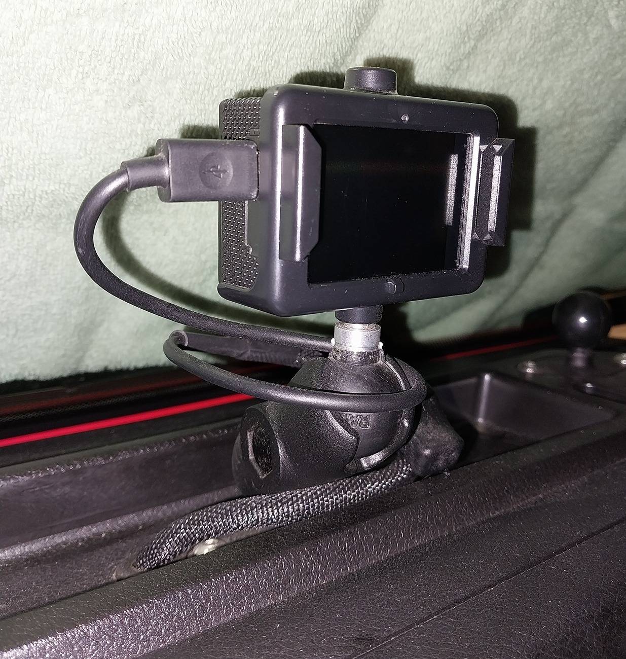 Jeep Wrangler JL Ball Mount Dash Cam 20241124_133422