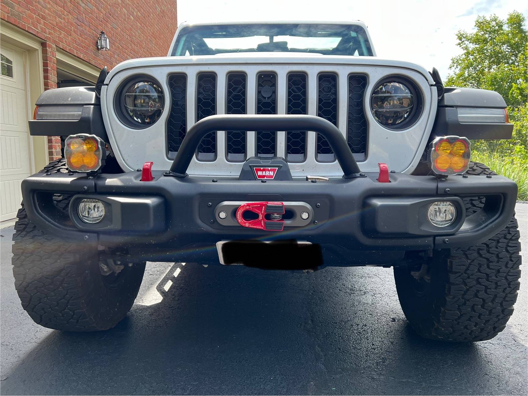 Jeep Wrangler JL KC Flex Era 4s on Front Bumper - Feedback on Positioning & Angle IMG_8547