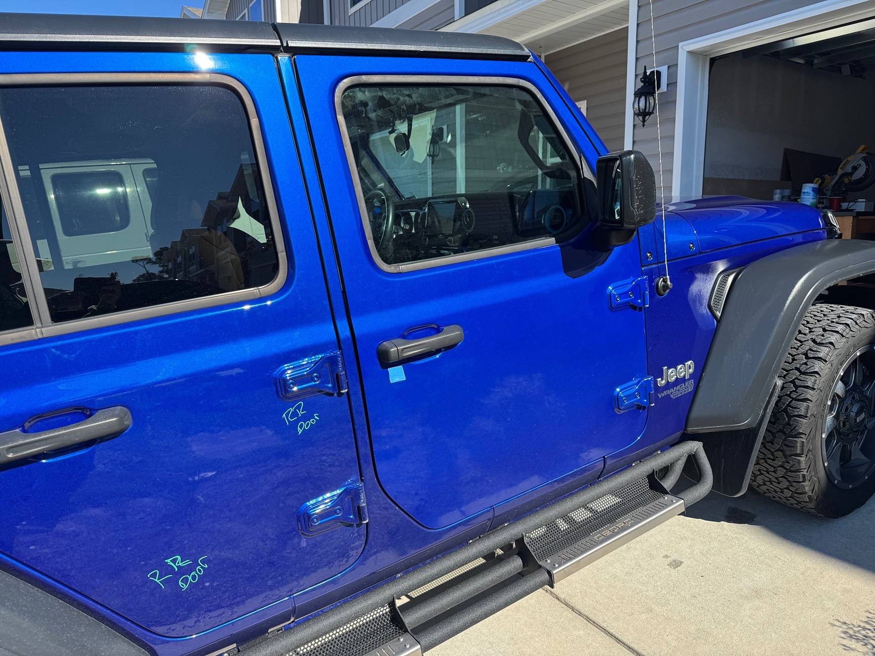 Jeep Wrangler JL Started wife's JLU corrosion repair process IMG_0640