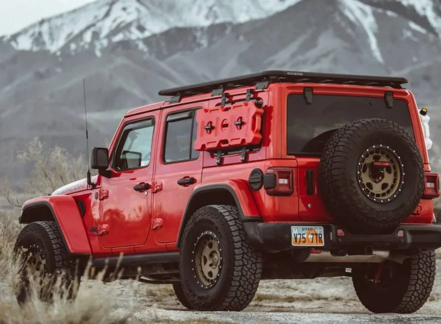 Jeep Wrangler JL Auxiliary fuel tank DIY writeup side rotopax