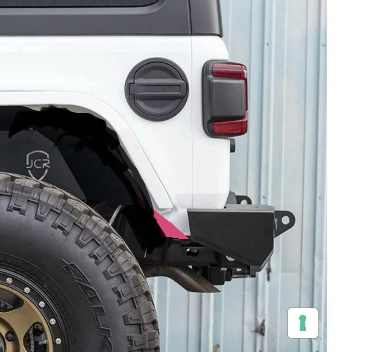 Jeep Wrangler JL Wheel Well Trim IMG_0414
