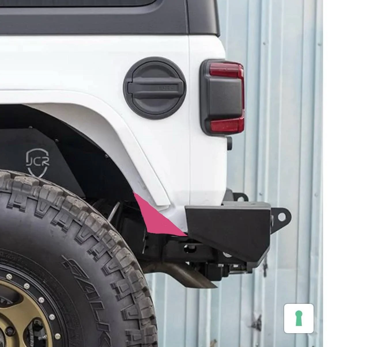 Jeep Wrangler JL Wheel Well Trim IMG_0414