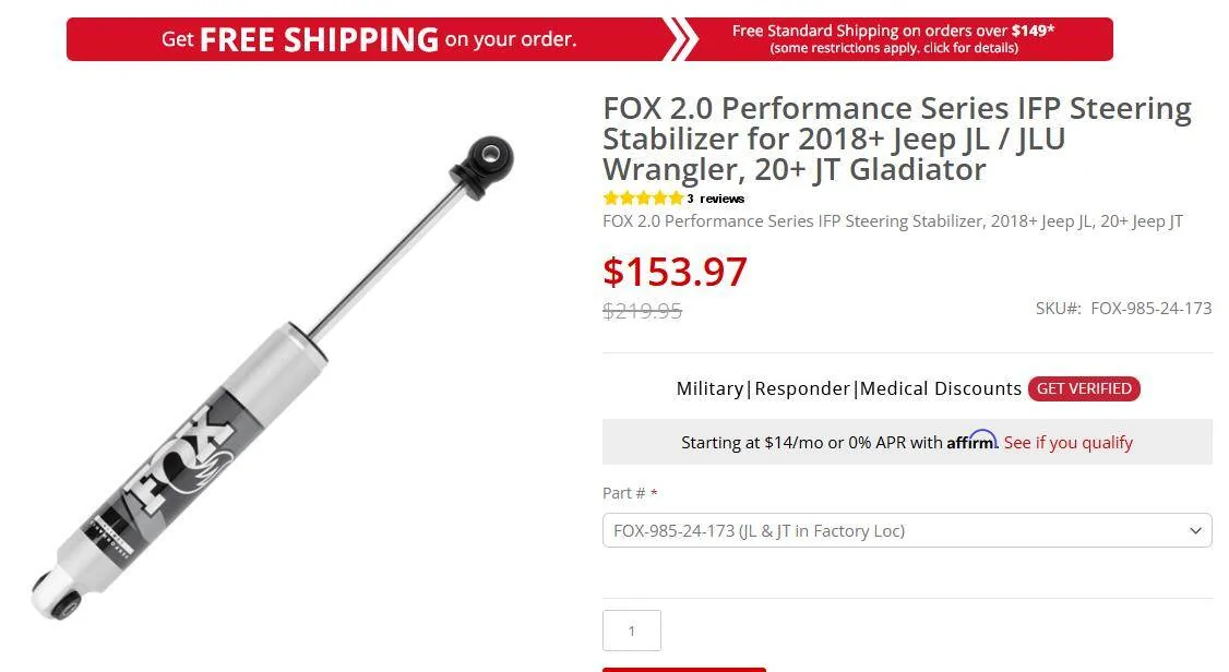 Jeep Wrangler JL Upgrade Steering Stabilizer with Larger Tires? 1733532219306-uq