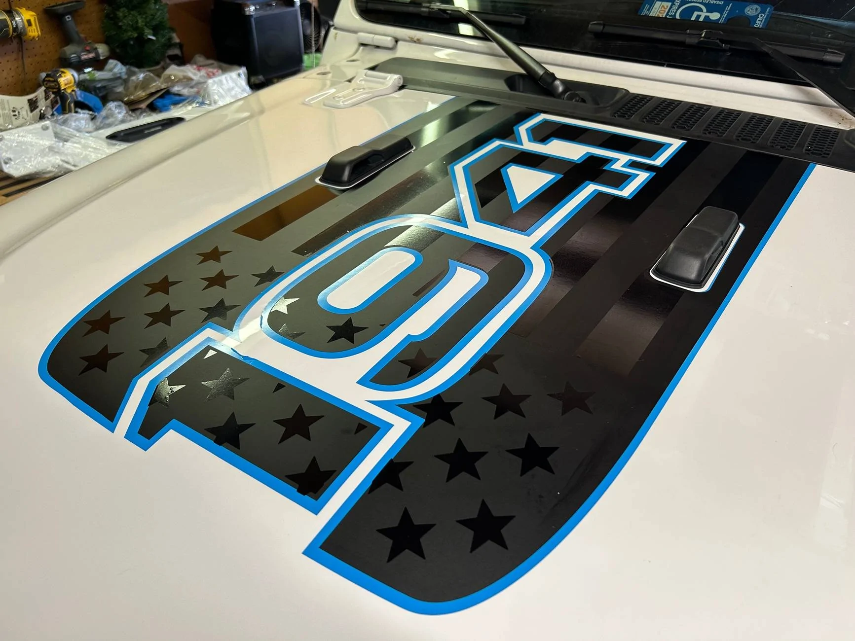 Jeep Wrangler JL Experience w/ hood blackout decal IMG_3531