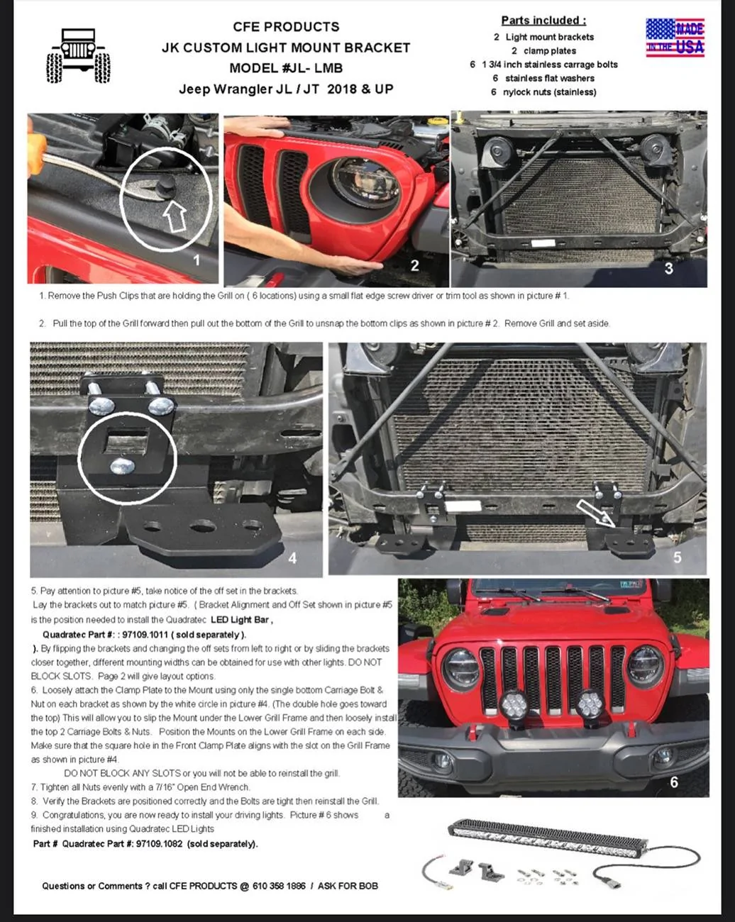 Jeep Wrangler JL Quadratec customer service IMG_3092