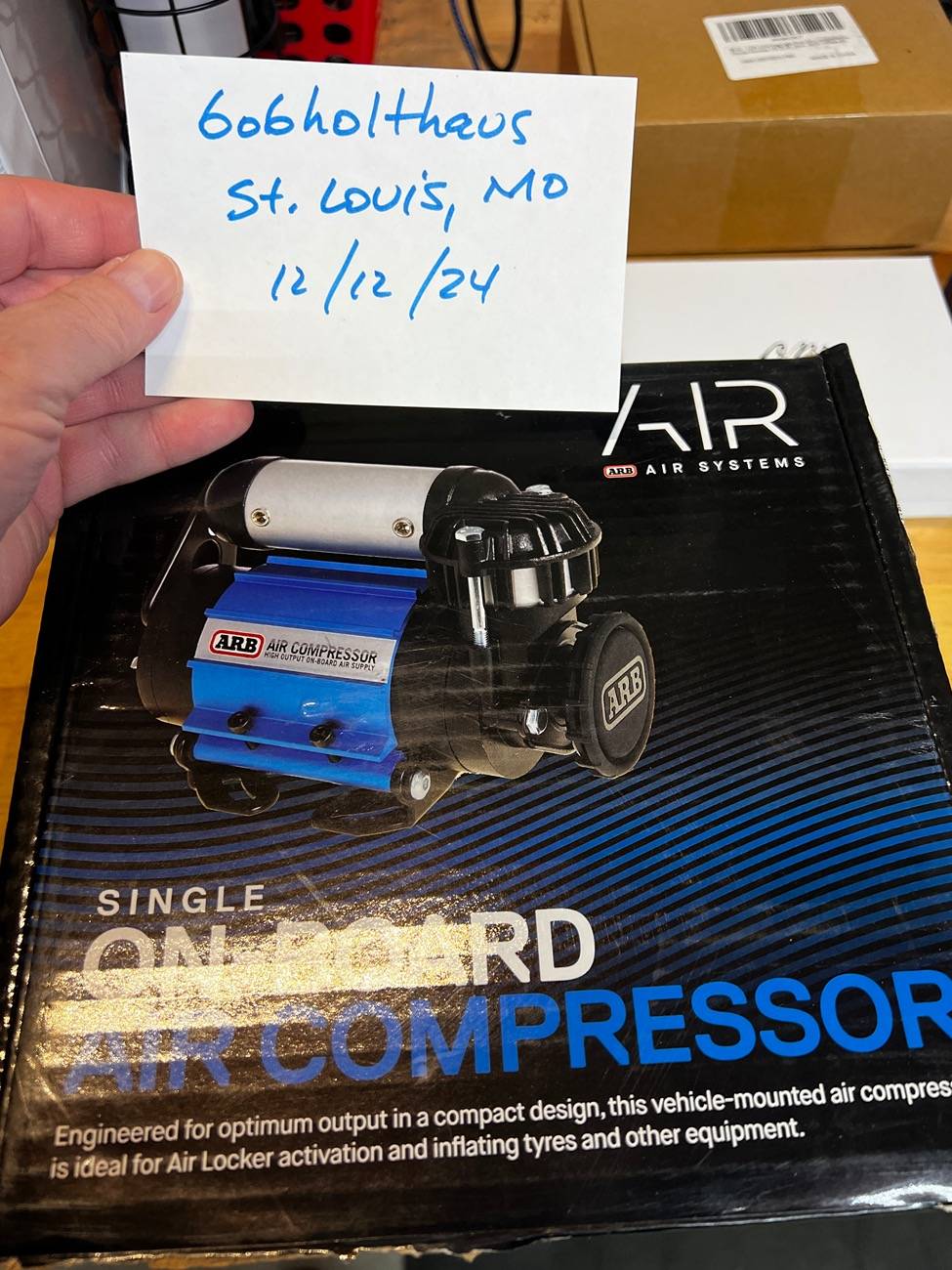 Jeep Wrangler JL ARB Single Compressor - NIB 2024-12-12 20.50.27