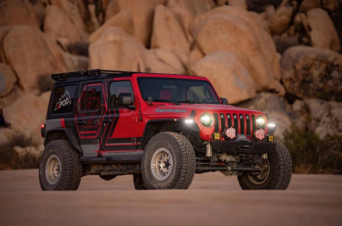Jeep Wrangler JL Baja Designs LP6 installed 1734544149937-12
