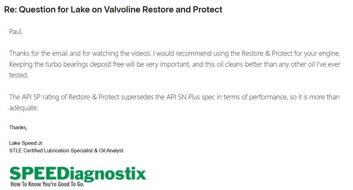 Jeep Wrangler JL Valvoline Restore and Protect Question R&P Lake Speed