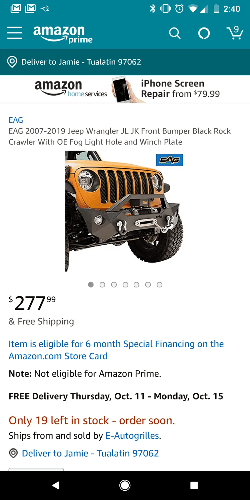 Jeep Wrangler JL EAG products for JL? Screenshot_20181004-144024