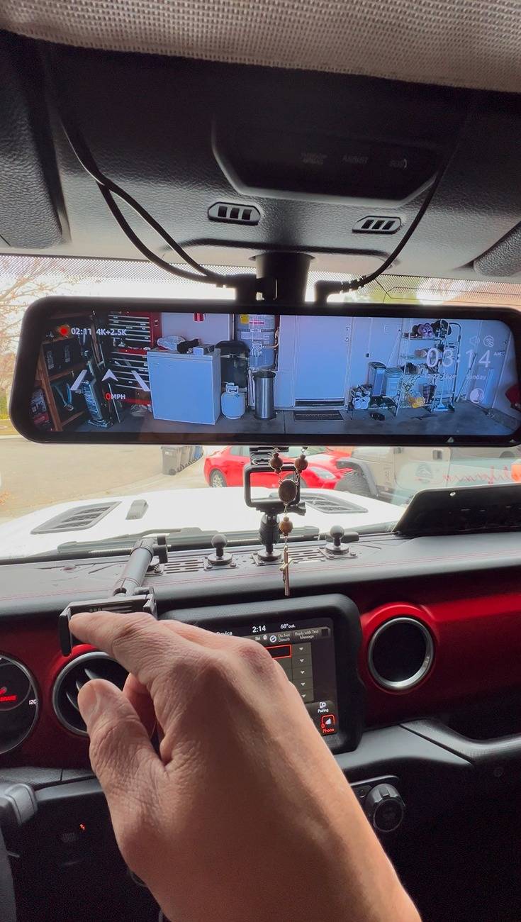 Jeep Wrangler JL WOLFBOX G900 PRO DASH/REAR CAM IMG_2424