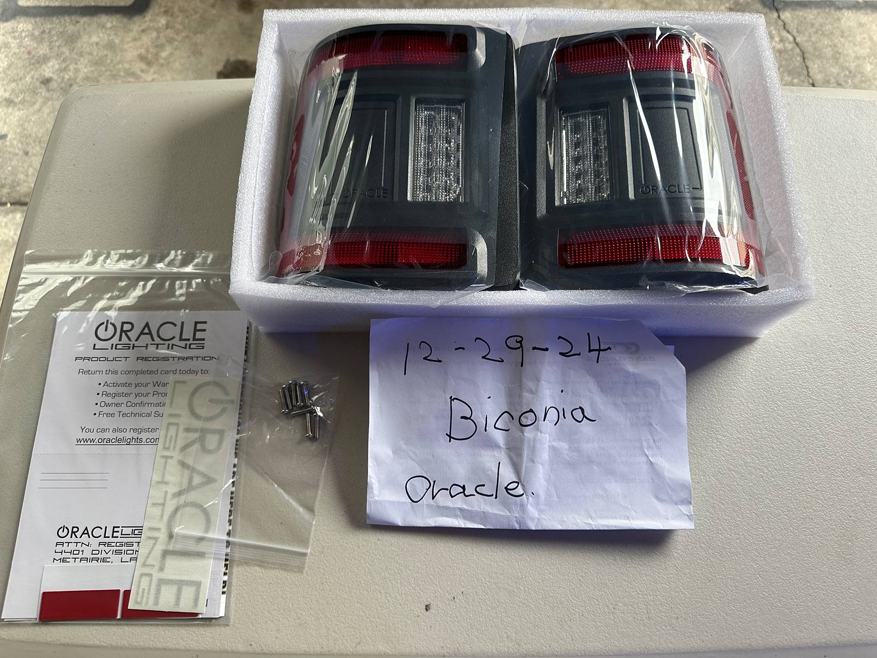 Jeep Wrangler JL FS : Oracle Flush Tail Light ( New never Installed ) IMG_5966