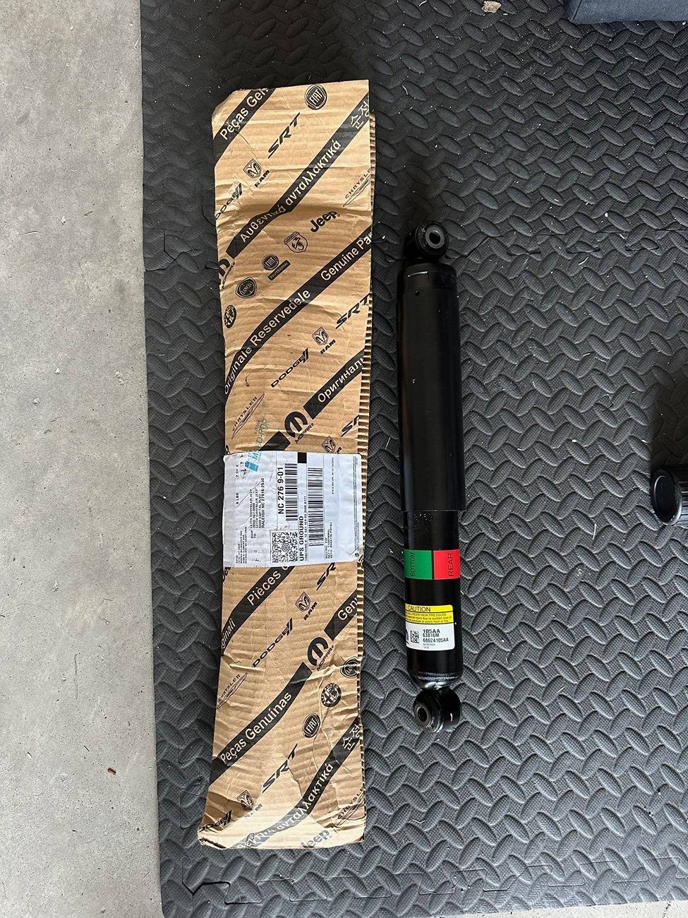 Jeep Wrangler JL WTS - Stock Steering stabilizer Mopar mopar stabilizer