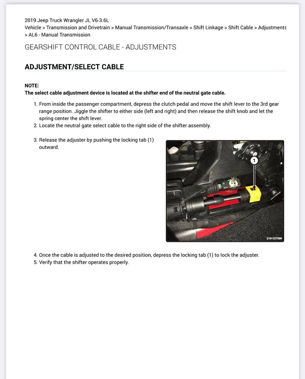 Jeep Wrangler JL Manual Transmission - Issues shifting into 1st & Reverse (Compilation thread) IMG_2113