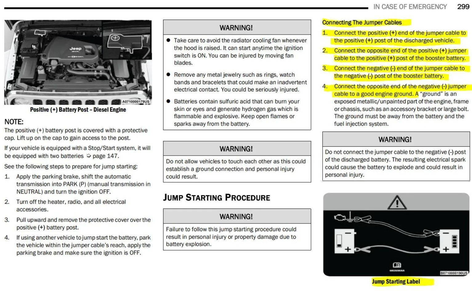 Jeep Wrangler JL Dead battery. Jump start? jump2