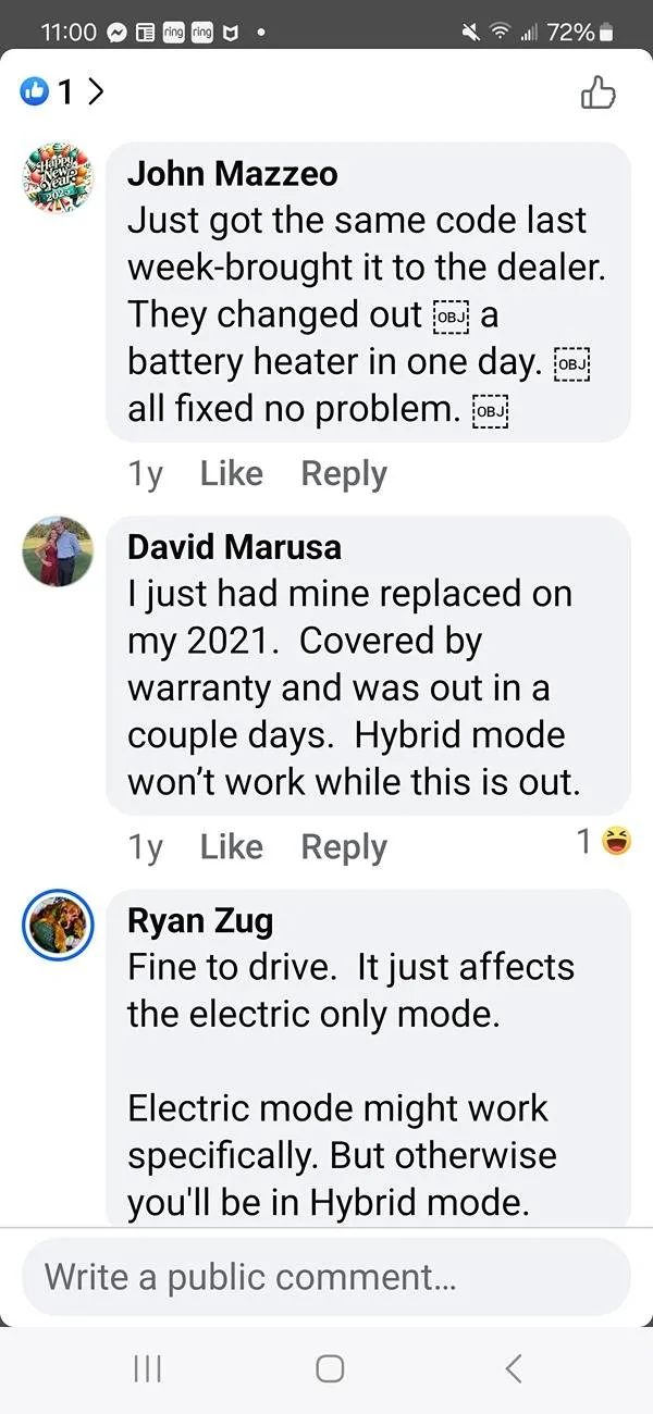 Jeep Wrangler JL Battery problems Screenshot_20250108_110032_Facebook