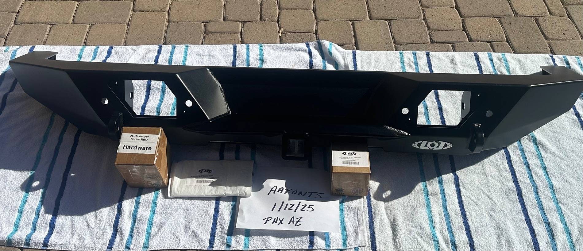 Jeep Wrangler JL Price drop LOD Destroyer Full Width Rear Bumper 191F0D54-7FE9-42DF-BB00-9E241B9327CA