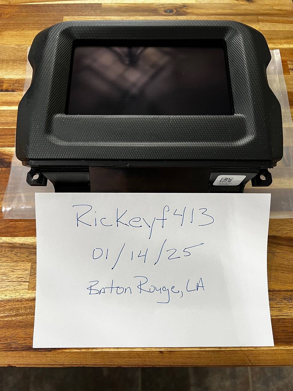 Jeep Wrangler JL 7” Uconnect Head Unit & Bezel IMG_1425