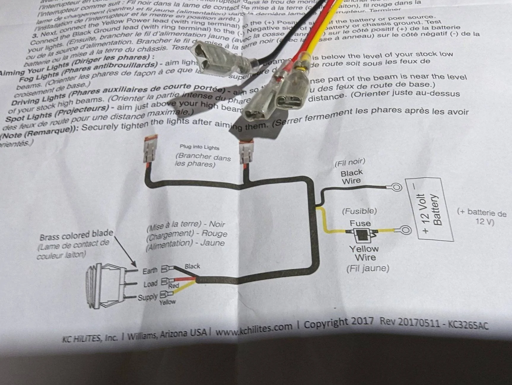 Jeep Wrangler JL Switchback? Turn signal wiring for KC Flex 3 Backlight. KC-Flex3-wiring