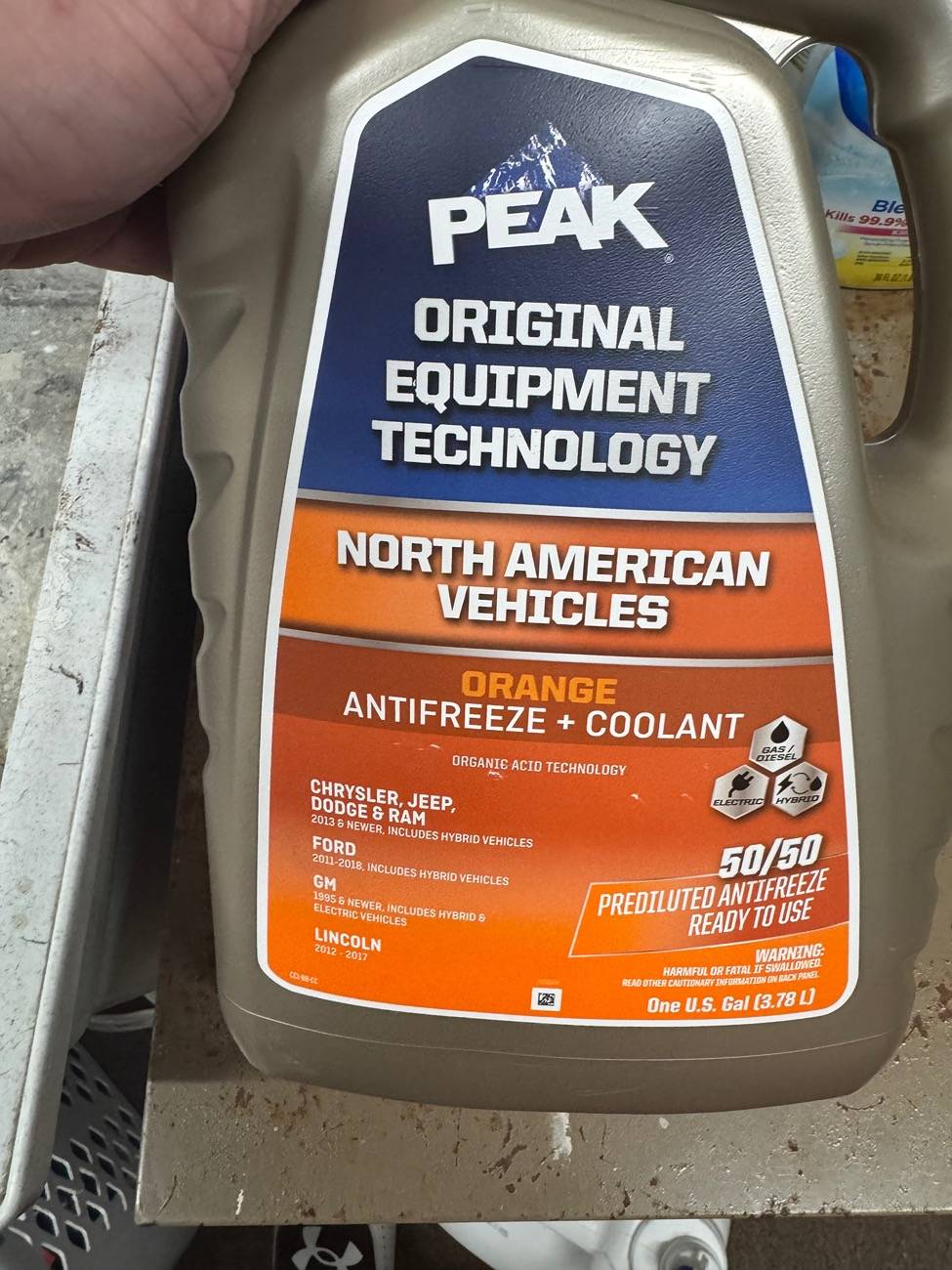 Jeep Wrangler JL Correct Mopar Coolant IMG_2521