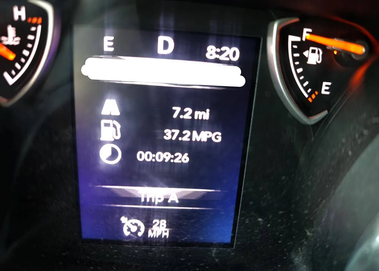Jeep Wrangler JL Dash MPGs MORE ACCURATE with TIME 1000007949