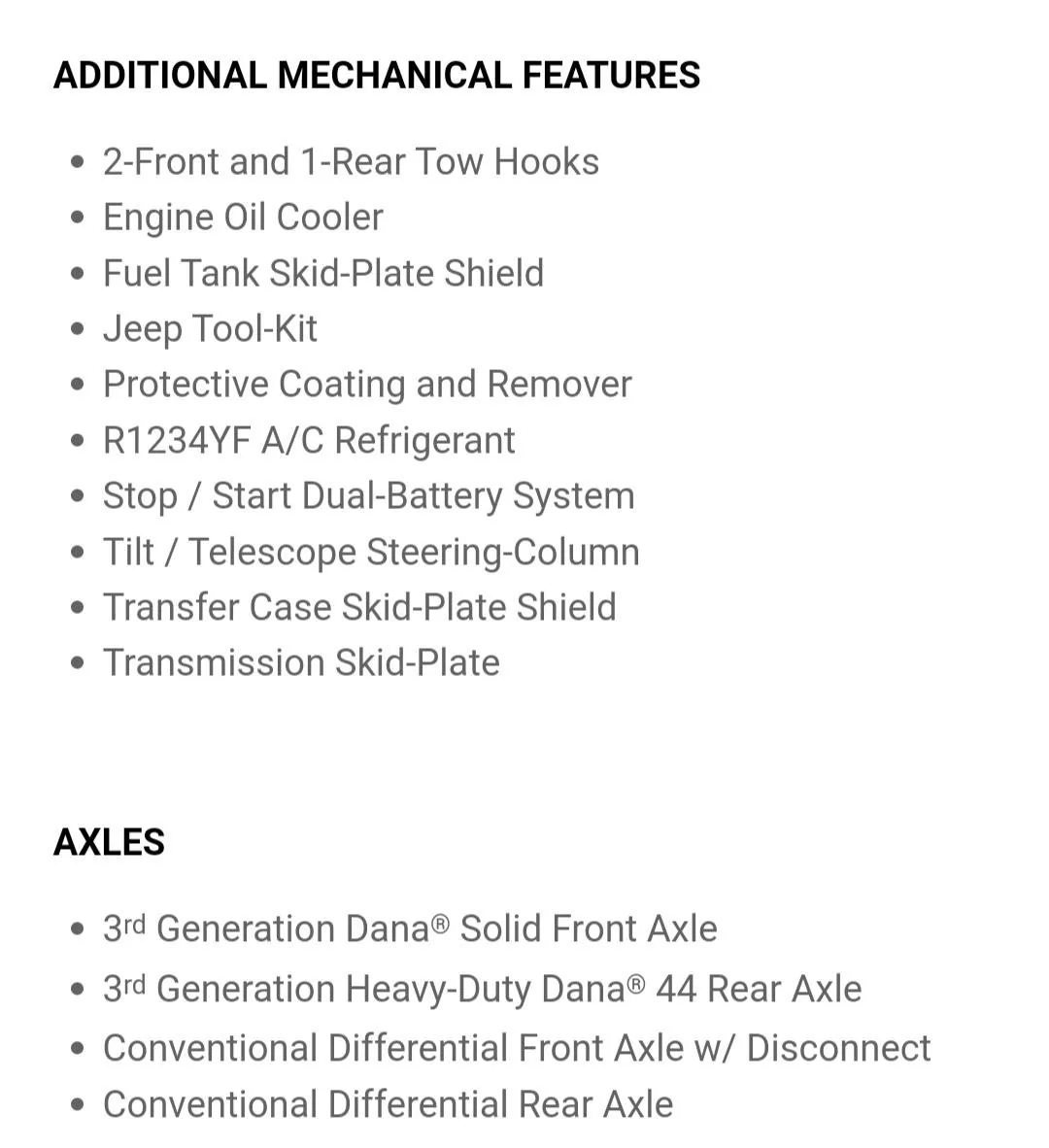Jeep Wrangler JL 2024+ rear 3rd Gen HD full float axle? 1000005553