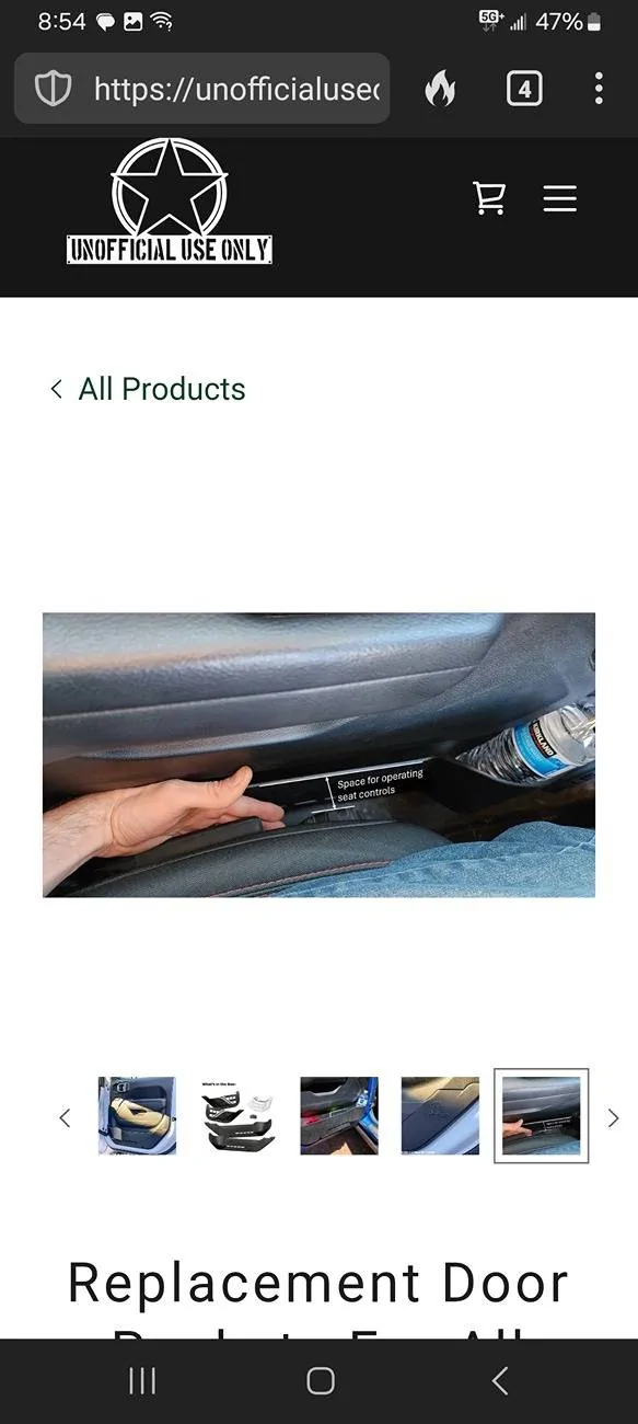 Jeep Wrangler JL Door pocket replacement. Screenshot_20250126_205454_DuckDuckGo