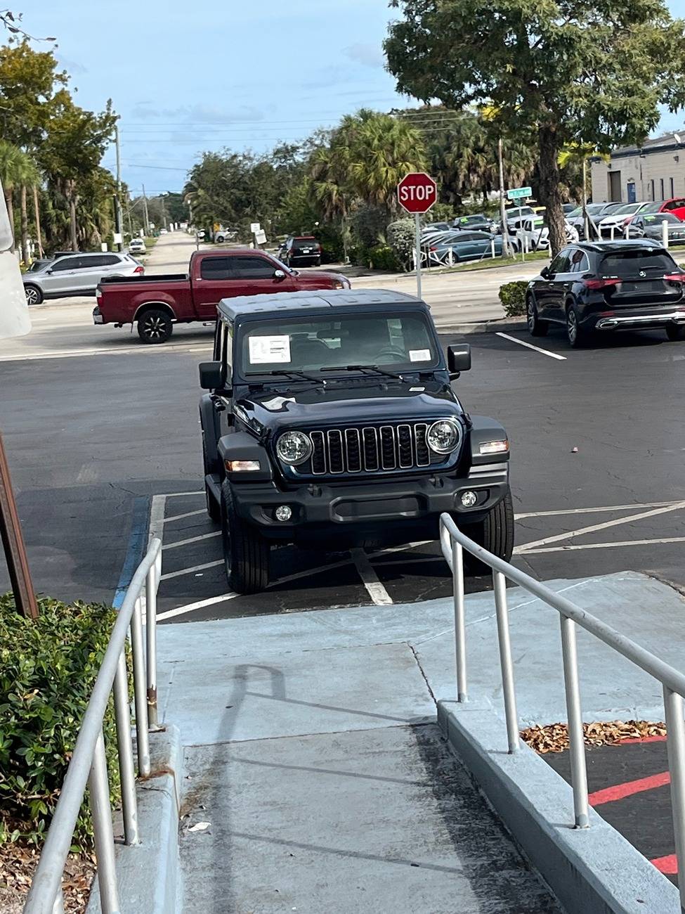 Jeep Wrangler JL New 2025 JL Sport 4 Door 2025 Wrangler JL Fathom Blue Front