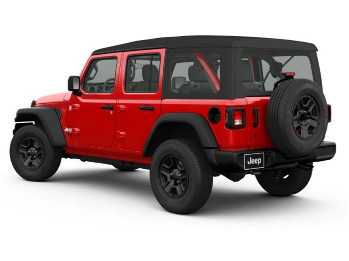 Jeep Wrangler JL Clearance - 4 Door Standard Material Soft Top 1738012620483-4a
