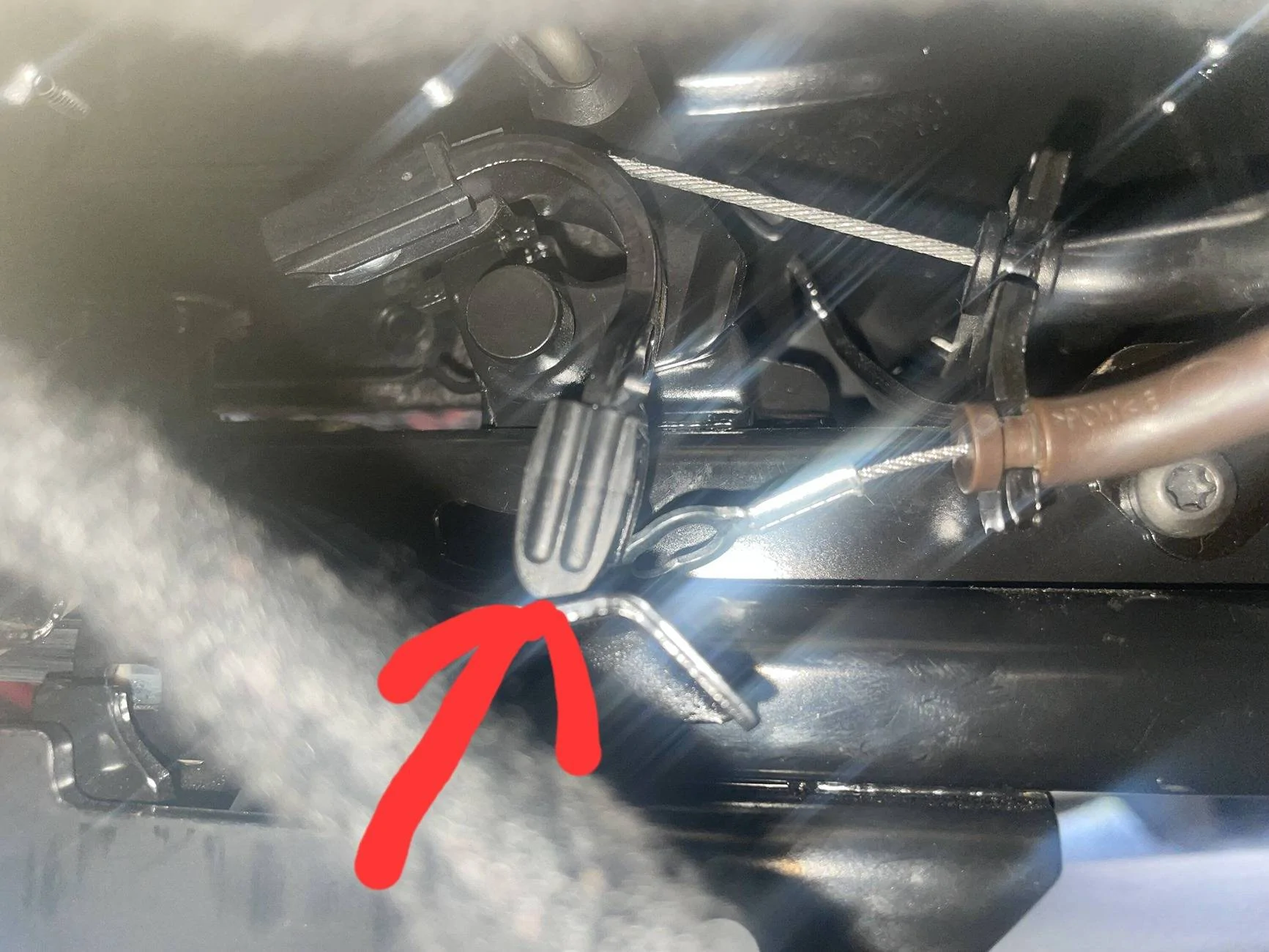 Jeep Wrangler JL Passenger seat stuck again IMG_1179