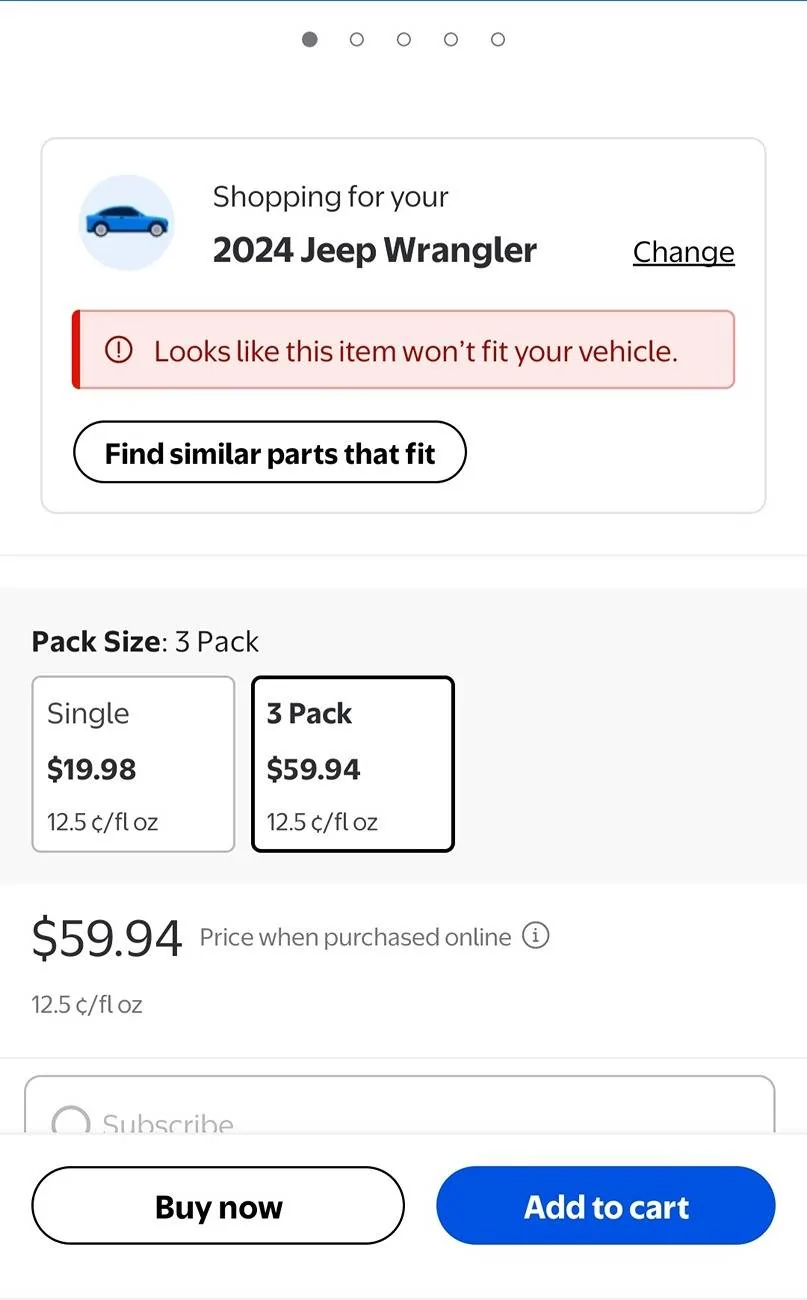 Jeep Wrangler JL Changing oil but not filter Screenshot_20250130_180529_Walmart