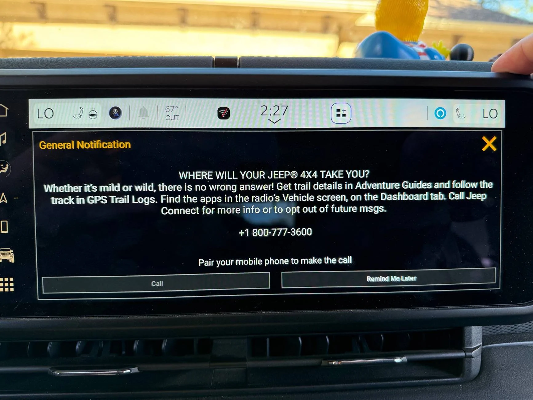 Jeep Wrangler JL Annoying notifications- how to stop? IMG_7964