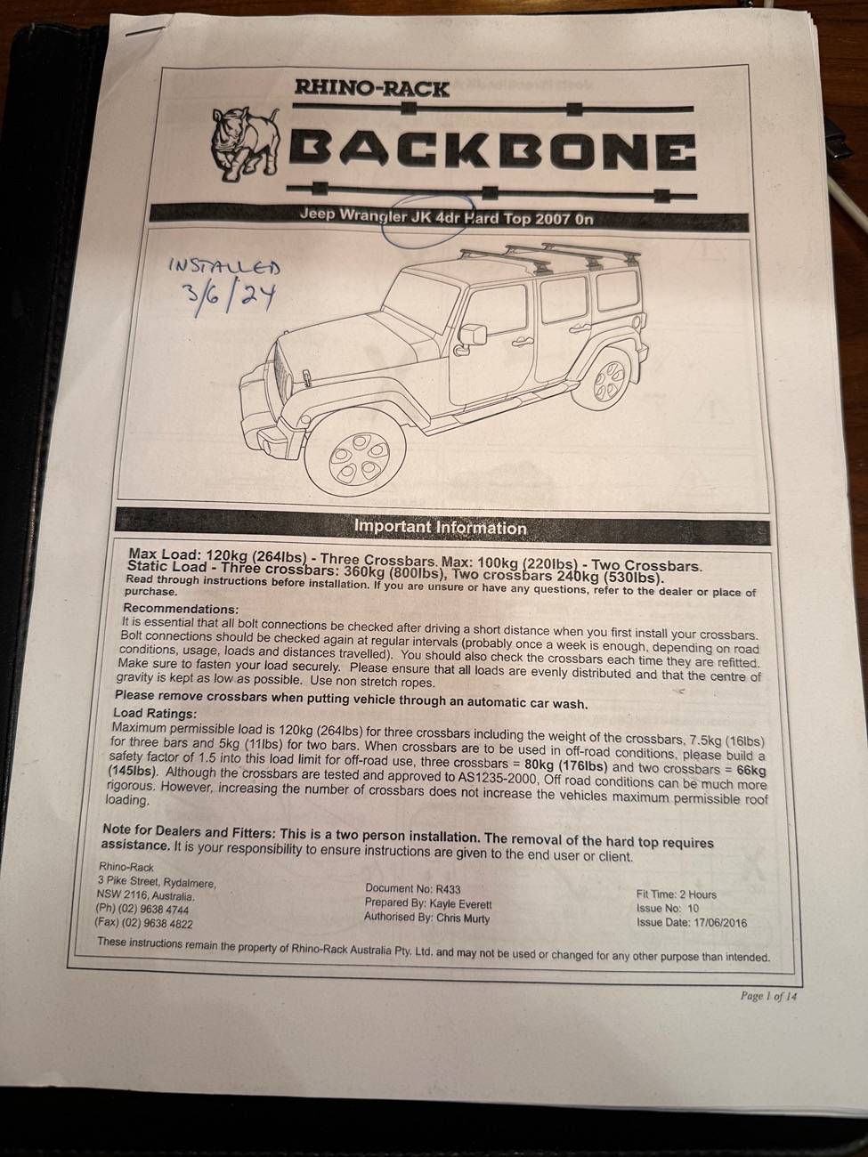 Jeep Wrangler JL Roof rack system load ratings needed IMG_9857