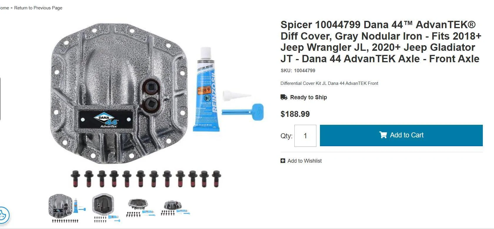 Jeep Wrangler JL Spicer AdvanTEK Diff Covers on 2025 JLURX Front Diff