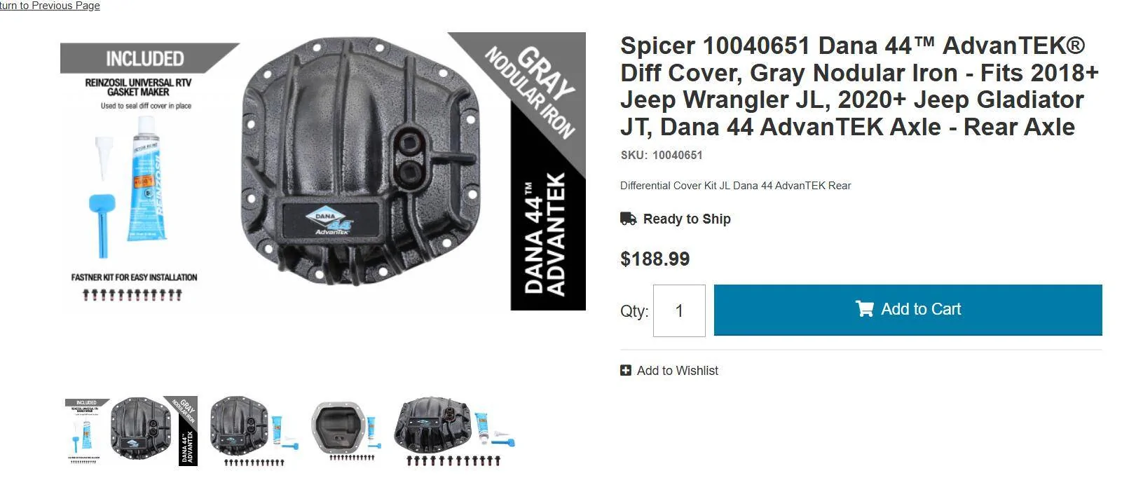 Jeep Wrangler JL Spicer AdvanTEK Diff Covers on 2025 JLURX Rear Diff