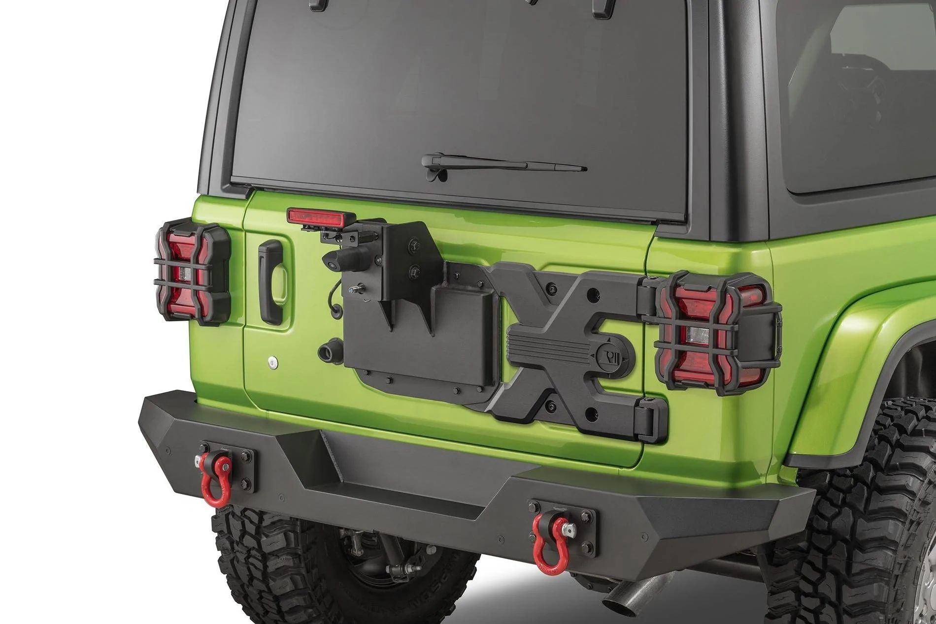 Jeep Wrangler JL Oversized Spare Carrier rugged-ridge-spartacus-hd-tire-carrier-kit-jl-11546.55-no-wheel_0-486133013
