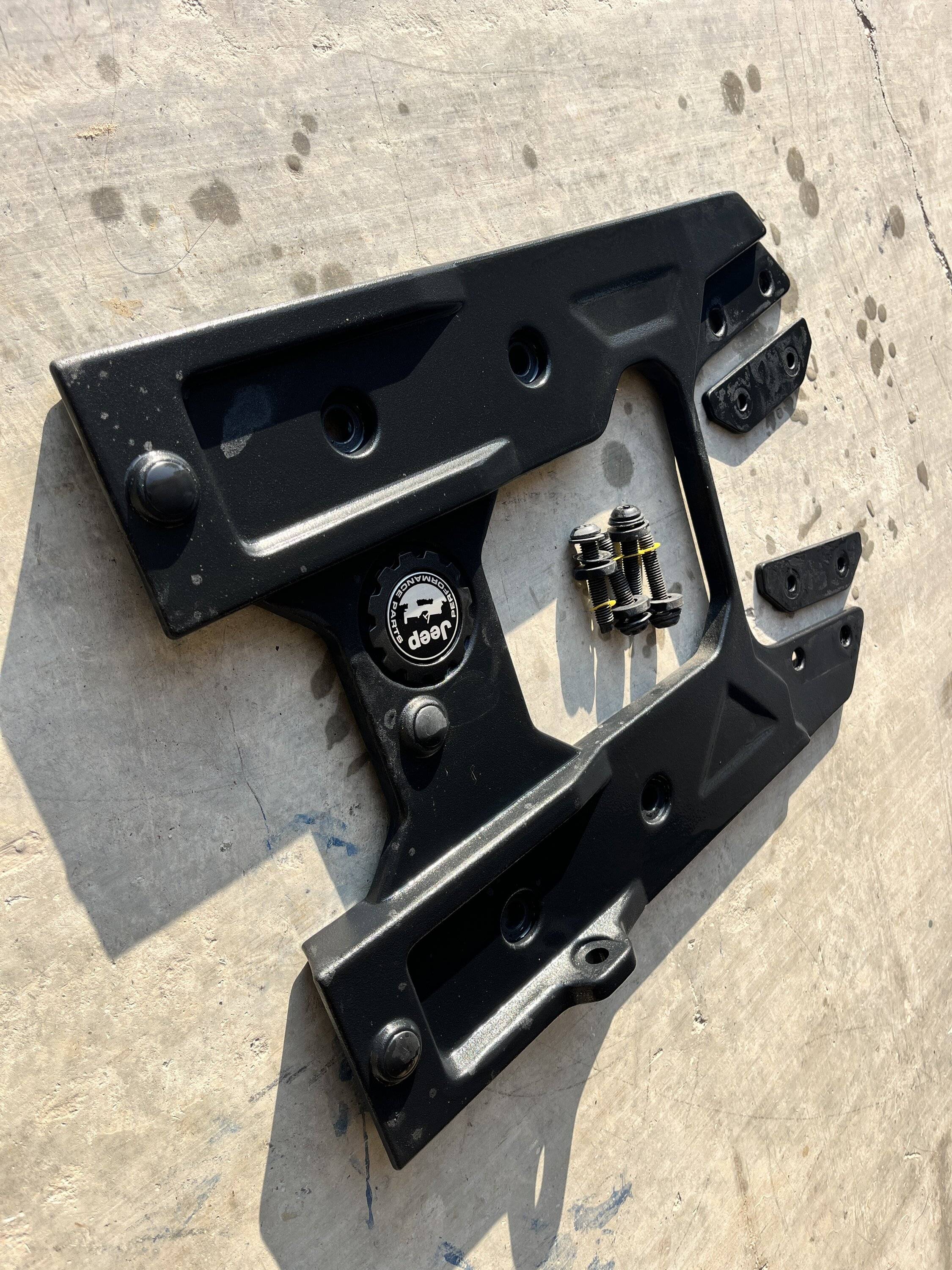 Jeep Wrangler JL Mopar hinge gate reinforcement $200 IMG_3580