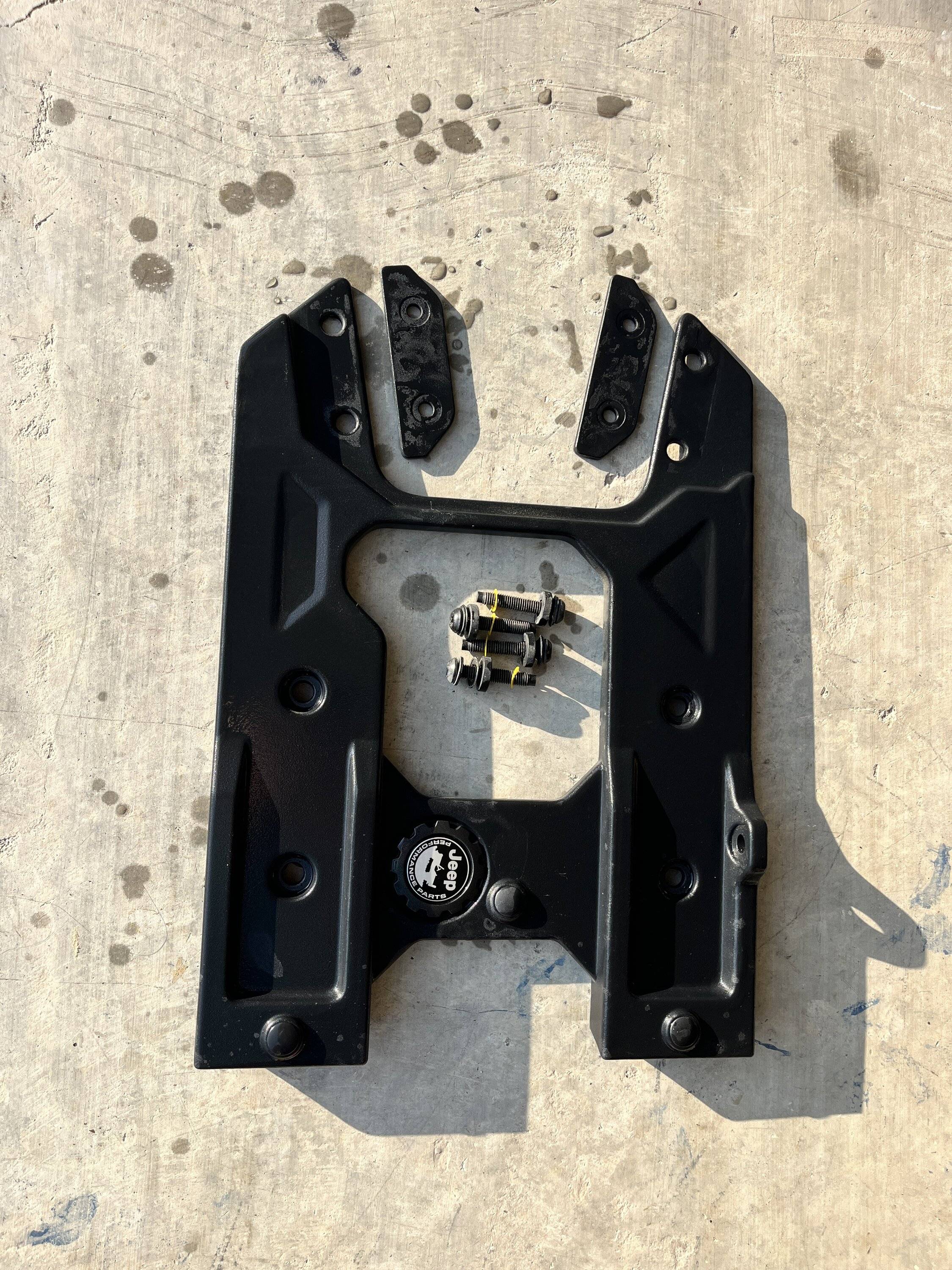 Jeep Wrangler JL Mopar hinge gate reinforcement $200 IMG_3579