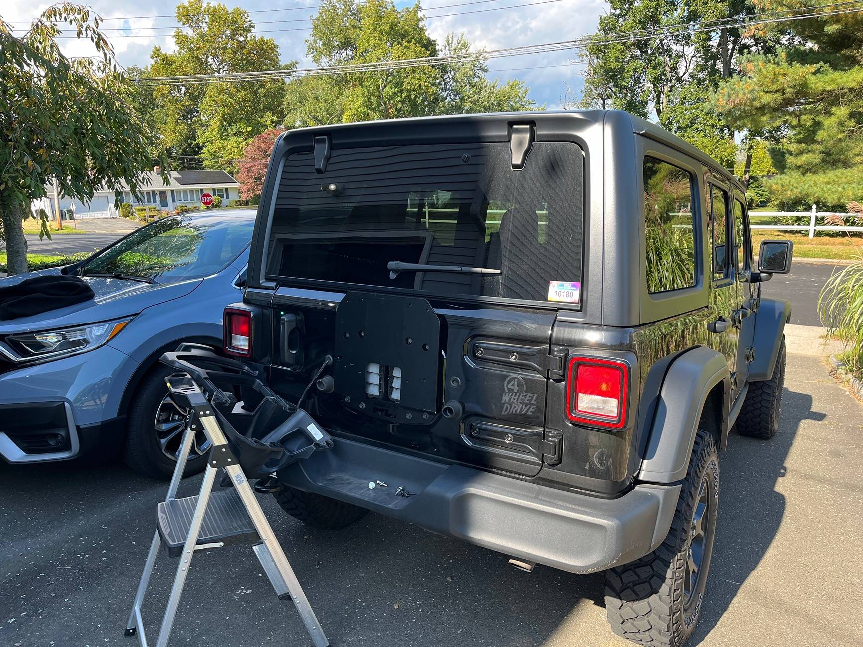 Jeep Wrangler JL Oversized Spare Carrier IMG_7049