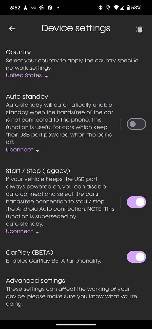 Jeep Wrangler JL UCONNECT in 2020 Rubicon added wireless Android Auto 1000011711