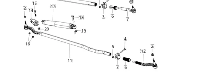 Jeep Wrangler JL 2018 JLU Tie Rod Pin? tierod assy