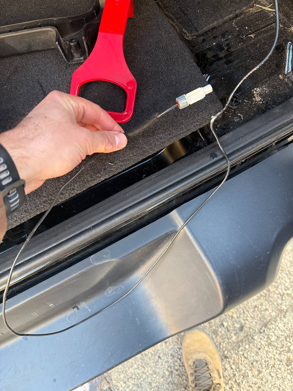 Jeep Wrangler JL Backup Camera Wire Damage Help IMG_0089