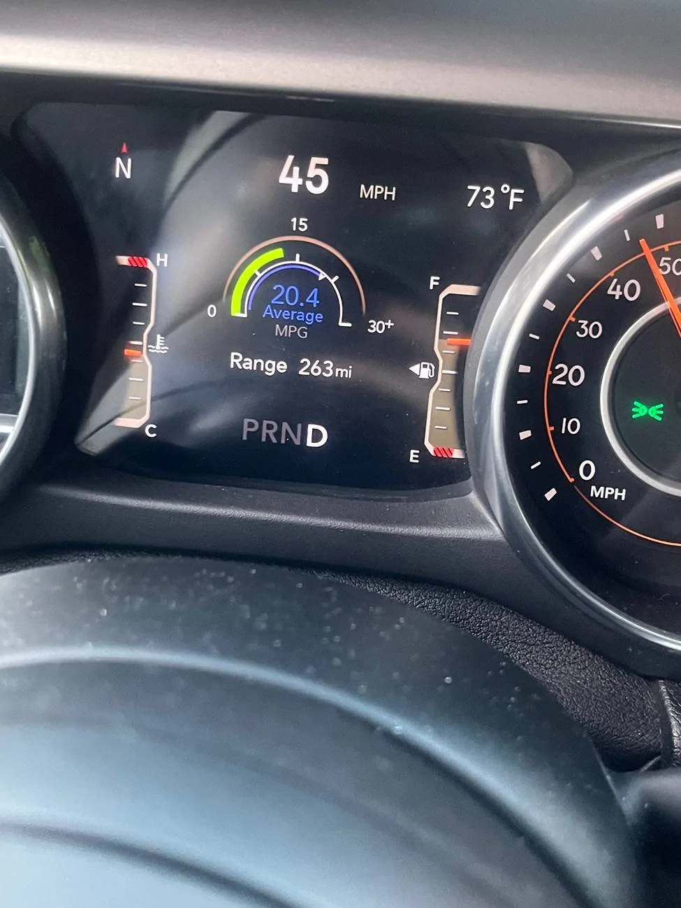 Jeep Wrangler JL Missing Odometer and clutch message IMG_1814