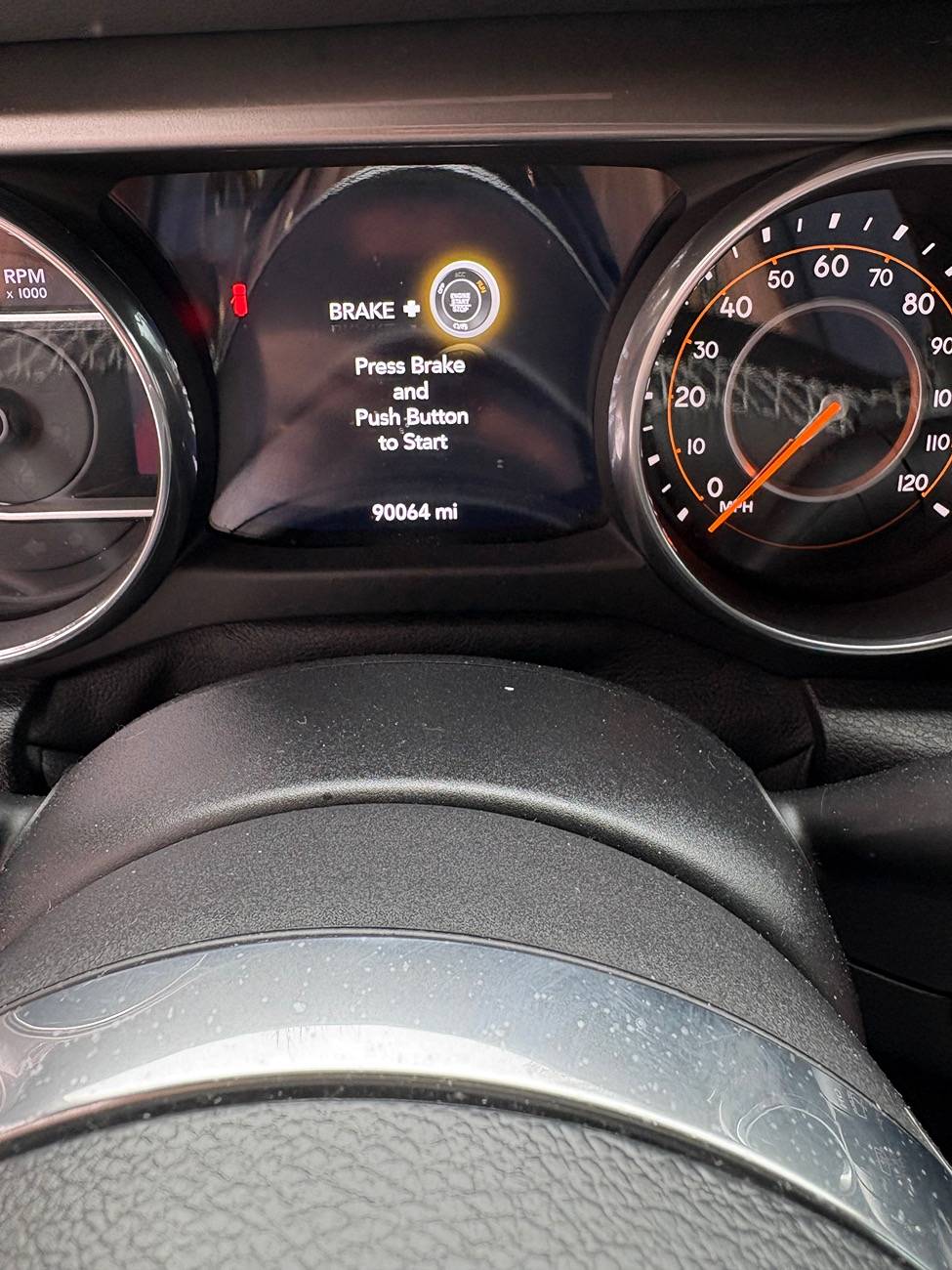 Jeep Wrangler JL Missing Odometer and clutch message IMG_7890
