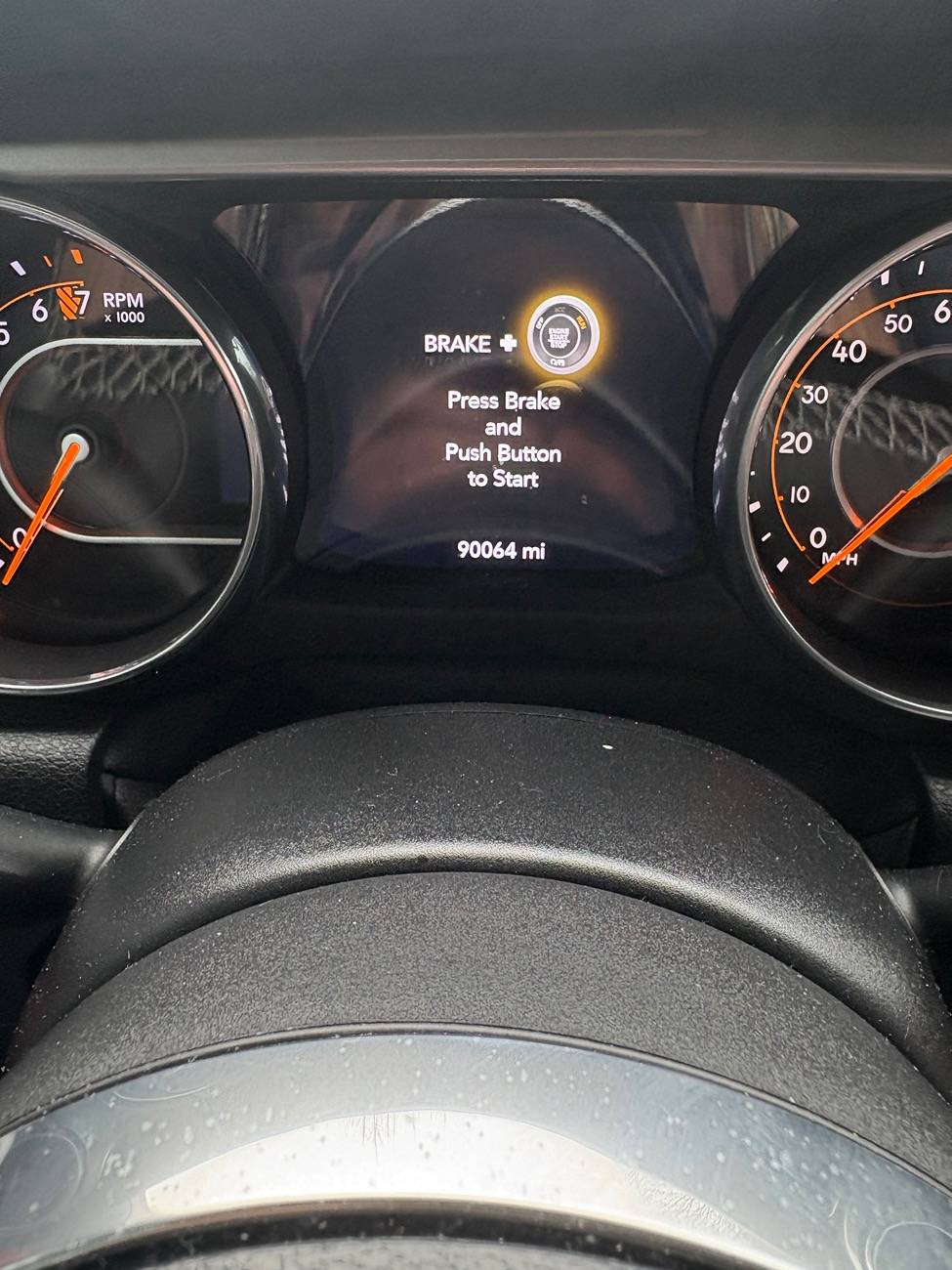 Jeep Wrangler JL Missing Odometer and clutch message IMG_7895