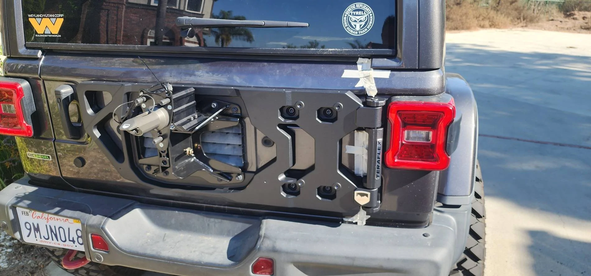 Jeep Wrangler JL Alternative To Mopar Tailgate Reinforcement 20240901_093640
